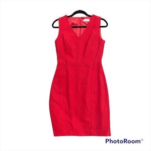 Calvin Klein red dress